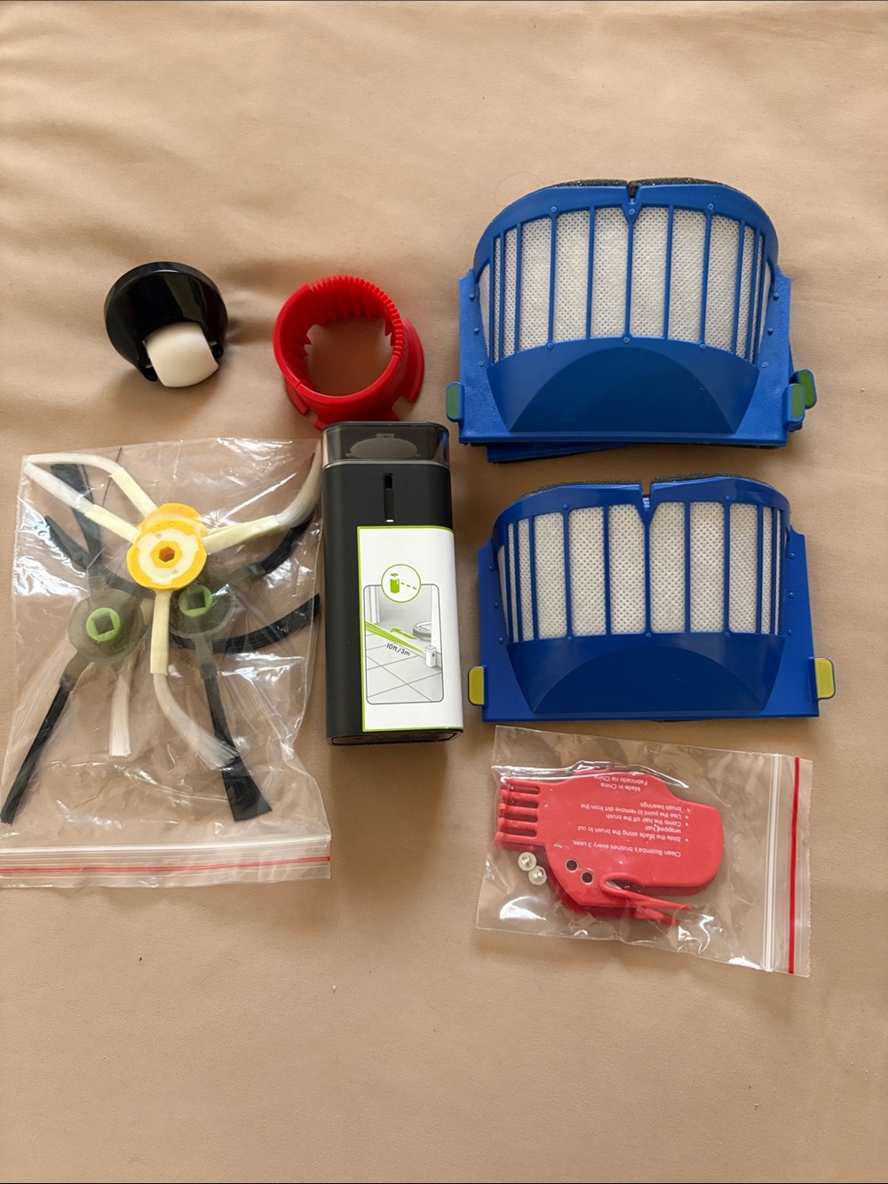 Replacement Blue HEPA Filters and Accessory Kit for Robot Vacuum